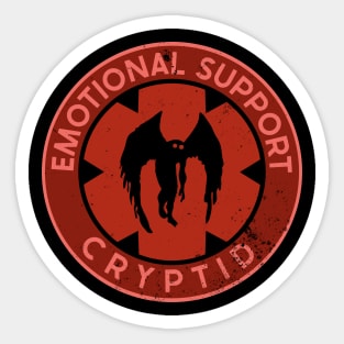 Emotional Support Mothman Sticker